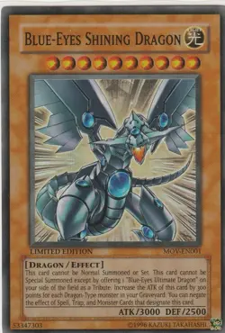 🚨BLUE-EYES SHINING DRAGON | MOV-EN001 | 2004 Yu-Gi-Oh! Movie Pack | Limited Ed - Image 3