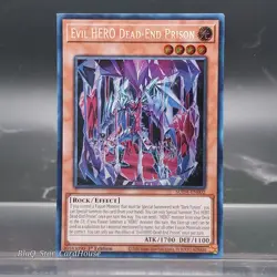 Evil HERO Dead-End Prison - SUDA-EN002 Secret Rare Yu-Gi-Oh TCG NM - Image 1