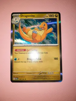 Pokemon TCG Dragonite Holo Rare Card Scarlet Violet-151 149/165 NM - Image 1