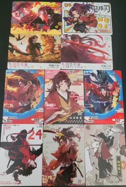 Yoriichi Tsugikuni Card Lot 10 Cards Demon Slayer CCG Anime Upper Rank Demon - Image 1