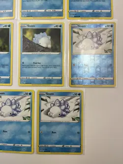 15 Card Lot Of Frosmoth Snom Pokemon TCG Reverse Holo - Image 4
