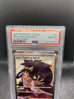 Pokemon TCG Iris's Fighting Spirit Journey Together Full Art Card 180/159 PSA 10 - Image 2