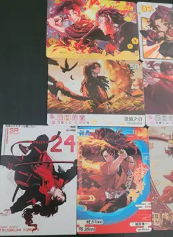 Yoriichi Tsugikuni Card Lot 8 Cards Demon Slayer CCG Anime Upper Rank Demon - Image 2