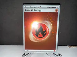 2023 Pokemon Basic Fire 002 Energy 001 SVE 151 Cosmos Holo Rare SWIRL Card NM+ - Image 1