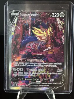 Pokemon TCG Zamazenta v Crown Zenith Galarian Gallery Ultra Rare Card GG54/GG70 - Image 1
