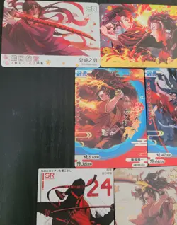 Yoriichi Tsugikuni Card Lot 8 Cards Demon Slayer CCG Anime Upper Rank Demon - Image 2