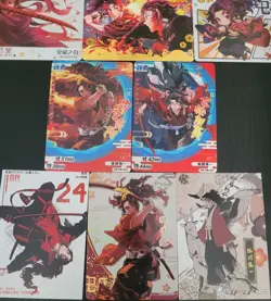 Yoriichi Tsugikuni Card Lot 8 Cards Demon Slayer CCG Anime Upper Rank Demon - Image 4