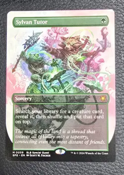 Sylvan Tutor (Borderless) - Special Guests (SPG) MTG NM Magic Card - Image 1