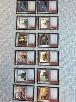 Lord of the Rings TCG Skirmish Kit RHOAN SKIRMISH KIT 12 Card Lot Decipher 2001 - Image 2