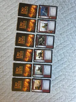 Lord of the Rings TCG Skirmish Kit RHOAN SKIRMISH KIT 12 Card Lot Decipher 2001 - Image 4