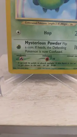 Vintage Pokemon TCG #52/64 Skiploom Neo Revelation Set Common Trading Card - MP - Image 2