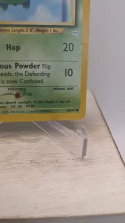 Vintage Pokemon TCG #52/64 Skiploom Neo Revelation Set Common Trading Card - MP - Image 3