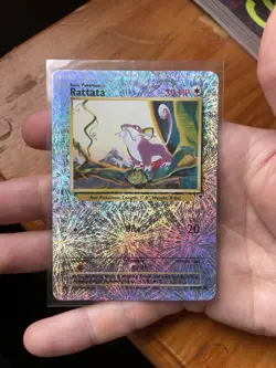Pokemon Rattata Reverse Holo Legendary Collection Card English 2002 Pokemon LP+ - Image 1