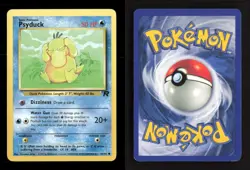 Psyduck 65/82 Team Rocket Unlimited MP Pokemon - Image 3