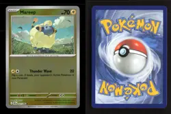 Mareep 027/086 ME04: Chaos Rising Reverse Holo NM/M Pokemon - Image 3