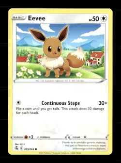 Eevee 205/264 Fusion Strike NM/M Pokemon - Image 1