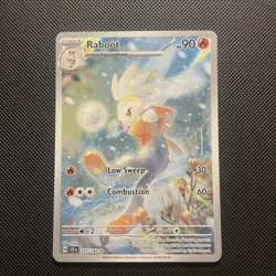 Pokemon TCG Raboot 147/142 Sv07: Stellar Crown Illustration Rare Holo - Image 2