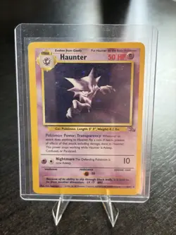 Pokemon TCG “Haunter” 6/62 Fossil Holo Rare Unlimited 1999 HE04 - Image 1