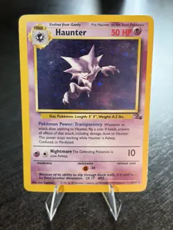 Pokemon TCG “Haunter” 6/62 Fossil Holo Rare Unlimited 1999 HE04 - Image 2