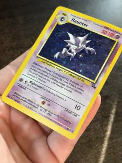 Pokemon TCG “Haunter” 6/62 Fossil Holo Rare Unlimited 1999 HE04 - Image 5