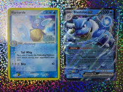 2006 Pokemon TCG EX Crystal Guardians Reverse Holo 43/100 Wartortle (Damaged) - Image 1
