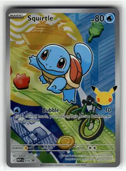 Squirtle 039 Holo Promo ME: Mega Evolution Promo Pokemon Near Mint - Image 1