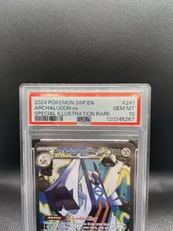 Pokemon TCG Archaludon EX Card 241/191 Surging Sparks IR PSA 10 - Image 2