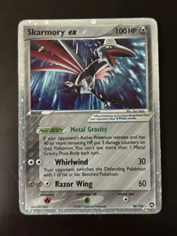 Pokemon TCG Skarmory ex Ultra Rare Holo Power Keepers 98/108 2007 - Image 1