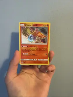 Pokemon TCG Shining Ho-Oh SM70 Holo Rare NM-MC - Image 1