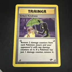 Erika's Kindness 103/132 Rare Gym Challenge Pokemon Unlimited Near Mint - Image 1