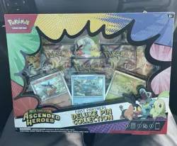 Pokemon TCG Ascended Heroes First Partner Deluxe Pin Collection Box Sealed New - Image 1