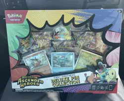 Pokemon TCG Ascended Heroes First Partner Deluxe Pin Collection Box Sealed New - Image 3