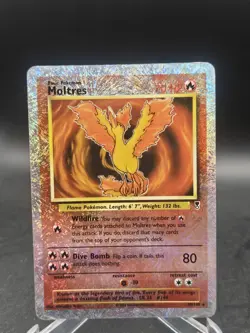 Moltres Reverse Holo 2002 Legendary collection Pokemon card 30/110 - Image 1