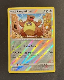 Pokemon Kangaskhan 163/236 Reverse Holo Unified Minds Near Mint - Image 1