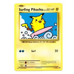 Pokemon Surfing Pikachu 111/108 Secret Rare XY Evolutions Regular NM - Image 1