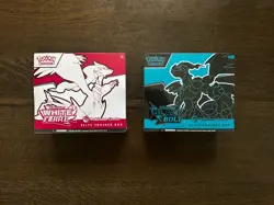 Black Bolt and White Flare POKEMON CENTER ETB Elite Trainer Box SEALED SET - Image 1