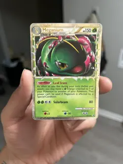 Meganium Prime #HGSS08 Heartgold & Soulsilver Promo HP/Heavily Played Pokemon - Image 1