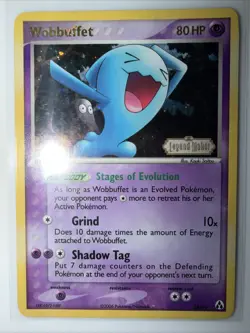 Wobbuffet 28/92 EX Legend Maker Reverse Holo Stamped LP Pokemon - Image 1