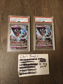 Pokemon TCG Dawn Wings Necrozma GX #63/156 Ultra Prism, Graded PSA 10, GEM MT - Image 1