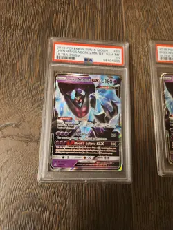 Pokemon TCG Dawn Wings Necrozma GX #63/156 Ultra Prism, Graded PSA 10, GEM MT - Image 5