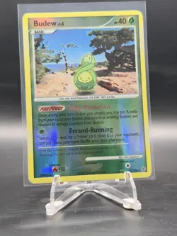 Budew 43/130 Diamond & Pearl Reverse Holo Uncommon Pokemon - Image 1