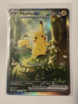 Pikachu ex 276/217 Pokemon Ascended Heroes Special Illustration Rare Near Mint - Image 1
