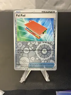 Pal Pad 182/198 Scarlet & Violet Base Set Pokemon Reverse Holo Foil Nice! - Image 1