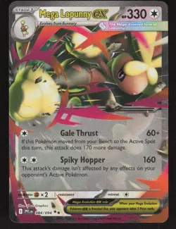 Mega Lopunny ex 084/094 Double Rare Phantasmal Flames Pokemon Near Mint - Image 1