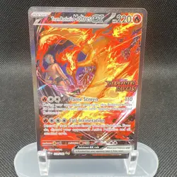 Pokemon Team Rocket's Moltres ex 229/182 Destined Rivals Hyper Rare Holo - Image 1
