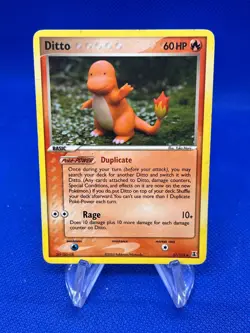 VTG 2005 Pokemon EX Delta Species Ditto Charmander 37/113 Regular Uncommon DMG - Image 1