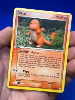 VTG 2005 Pokemon EX Delta Species Ditto Charmander 37/113 Regular Uncommon DMG - Image 2