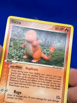 VTG 2005 Pokemon EX Delta Species Ditto Charmander 37/113 Regular Uncommon DMG - Image 3