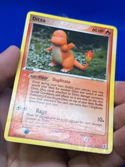 VTG 2005 Pokemon EX Delta Species Ditto Charmander 37/113 Regular Uncommon DMG - Image 4