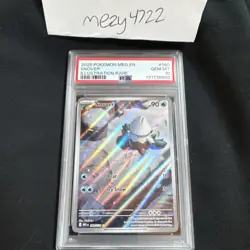 Pokemon TCG 2025 Snover 140/132 ME01 Illustration Rare Holo PSA 10 - Image 1
